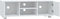 vidaXL - Tv-meubel - 120x40,5x35 - cm - bewerkt - hout - wit
