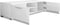 vidaXL - Tv-meubel - 120x40,5x35 - cm - hoogglans - wit