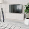 vidaXL - Tv-meubel - 120x40x34 - cm - bewerkt - hout - hoogglans - wit