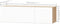 vidaXL - Tv-meubel - 120x40x34 - cm - bewerkt - hout - hoogglans - wit - en - eikenkleur