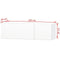 vidaXL - Tv-meubel - 120x40x34 - cm - bewerkt - hout - hoogglans - wit