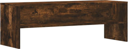 vidaXL - Tv-meubel - 120x40x40 - cm - bewerkt - hout - gerookt - eikenkleurig