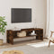 vidaXL - Tv-meubel - 120x40x40 - cm - bewerkt - hout - gerookt - eikenkleurig