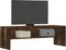 vidaXL - Tv-meubel - 120x40x40 - cm - bewerkt - hout - gerookt - eikenkleurig