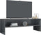 vidaXL - Tv-meubel - 120x40x40 - cm - bewerkt - hout - hoogglans - grijs