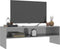 vidaXL - Tv-meubel - 120x40x40 - cm - bewerkt - hout - hoogglans - grijs