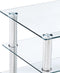 vidaXL - Tv-meubel - 120x40x40 - cm - gehard - glas - transparant