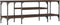 vidaXL - Tv-meubel - 121x35x45 - cm - bewerkt - hout - en - ijzer - bruin - eikenkleur