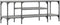 vidaXL - Tv-meubel - 121x35x45 - cm - bewerkt - hout - en - ijzer - grijs - sonoma - eiken