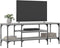 vidaXL - Tv-meubel - 121x35x45 - cm - bewerkt - hout - en - ijzer - grijs - sonoma - eiken