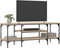 vidaXL - Tv-meubel - 121x35x45 - cm - bewerkt - hout - en - ijzer - sonoma - eikenkleur