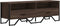 vidaXL - Tv-meubel - 122x34x41 - cm - bewerkt - hout - bruin - eikenkleurig
