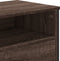 vidaXL - Tv-meubel - 122x34x41 - cm - bewerkt - hout - bruin - eikenkleurig
