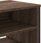vidaXL - Tv-meubel - 122x34x41 - cm - bewerkt - hout - bruin - eikenkleurig