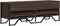 vidaXL - Tv-meubel - 122x34x41 - cm - bewerkt - hout - bruin - eikenkleurig