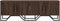 vidaXL - Tv-meubel - 122x34x41 - cm - bewerkt - hout - bruin - eikenkleurig