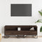 vidaXL - Tv-meubel - 122x34x41 - cm - bewerkt - hout - bruin - eikenkleurig