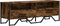 vidaXL - Tv-meubel - 122x34x41 - cm - bewerkt - hout - gerookt - eikenkleurig