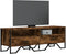 vidaXL - Tv-meubel - 122x34x41 - cm - bewerkt - hout - gerookt - eikenkleurig