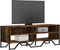 vidaXL - Tv-meubel - 122x34x41 - cm - bewerkt - hout - gerookt - eikenkleurig