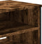 vidaXL - Tv-meubel - 122x34x41 - cm - bewerkt - hout - gerookt - eikenkleurig