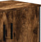 vidaXL - Tv-meubel - 122x34x41 - cm - bewerkt - hout - gerookt - eikenkleurig