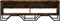vidaXL - Tv-meubel - 122x34x41 - cm - bewerkt - hout - gerookt - eikenkleurig