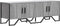 vidaXL - Tv-meubel - 122x34x41 - cm - bewerkt - hout - grijs - sonoma - eikenkleurig