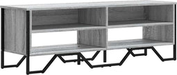 vidaXL - Tv-meubel - 122x34x41 - cm - bewerkt - hout - grijs - sonoma - eikenkleurig