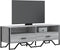 vidaXL - Tv-meubel - 122x34x41 - cm - bewerkt - hout - grijs - sonoma - eikenkleurig