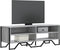 vidaXL - Tv-meubel - 122x34x41 - cm - bewerkt - hout - grijs - sonoma - eikenkleurig