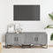 vidaXL - Tv-meubel - 122x34x41 - cm - bewerkt - hout - grijs - sonoma - eikenkleurig