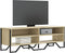 vidaXL - Tv-meubel - 122x34x41 - cm - bewerkt - hout - sonoma - eikenkleurig