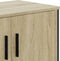 vidaXL - Tv-meubel - 122x34x41 - cm - bewerkt - hout - sonoma - eikenkleurig