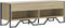 vidaXL - Tv-meubel - 122x34x41 - cm - bewerkt - hout - sonoma - eikenkleurig