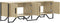 vidaXL - Tv-meubel - 122x34x41 - cm - bewerkt - hout - sonoma - eikenkleurig