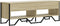 vidaXL - Tv-meubel - 122x34x41 - cm - bewerkt - hout - sonoma - eikenkleurig