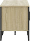 vidaXL - Tv-meubel - 122x34x41 - cm - bewerkt - hout - sonoma - eikenkleurig
