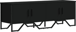 vidaXL - Tv-meubel - 122x34x41 - cm - bewerkt - hout - zwart
