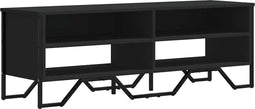 vidaXL - Tv-meubel - 122x34x41 - cm - bewerkt - hout - zwart