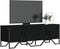 vidaXL - Tv-meubel - 122x34x41 - cm - bewerkt - hout - zwart