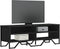 vidaXL - Tv-meubel - 122x34x41 - cm - bewerkt - hout - zwart