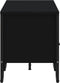 vidaXL - Tv-meubel - 122x34x41 - cm - bewerkt - hout - zwart