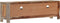 vidaXL - TV-meubel - 130x30x40 - cm - massief - sheeshamhout