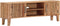 vidaXL - Tv-meubel - 130x30x45 - cm - massief - acaciahout