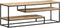 vidaXL - Tv-meubel - 130x30x45 - cm - ruw - mangohout
