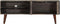 vidaXL - Tv-meubel - 130x30x46 - cm - massief - ruw - mangohout - grijs