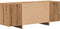 vidaXL - Tv-meubel - 130x35x50 - cm - bewerkt - hout - artisanaal - eikenkleur