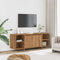 vidaXL - Tv-meubel - 130x35x50 - cm - bewerkt - hout - artisanaal - eikenkleur