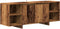 vidaXL - Tv-meubel - 130x35x50 - cm - bewerkt - hout - oud - houtkleurig